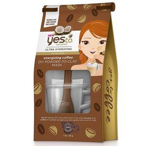 Yes To Coconut Energizing Ultra Hydrating Coffee DIY Powder-to-Clay Mask Set